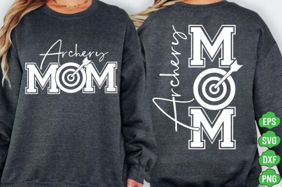 Archery Mom SVG: A Versatile Graphic for Local Business Branding and T-Shirt Designs