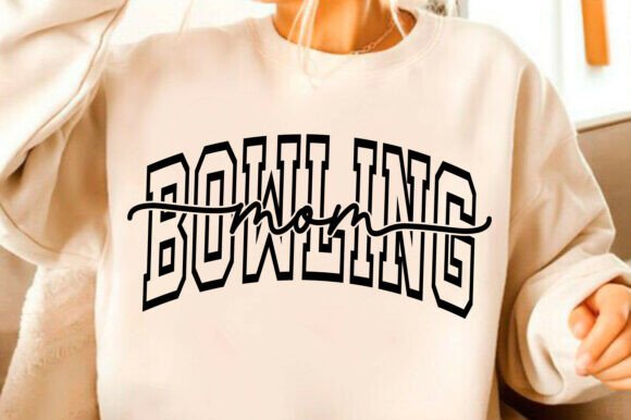 Bowling Mom SVG PNG: A Versatile Graphic for T-Shirt Designs and More