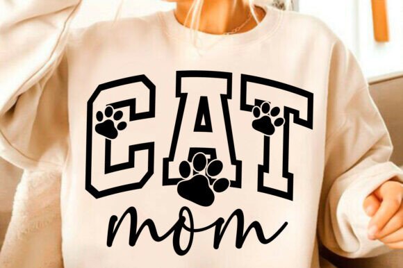Cat Mom SVG PNG: A Versatile Graphic Design Asset for T-Shirt Designs and Branding
