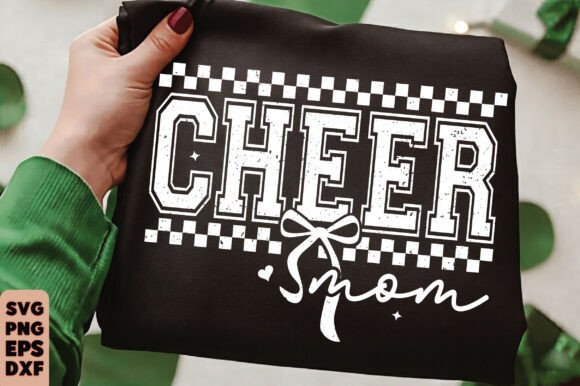 Cheer Mom SVG: A Playful Graphic for T-Shirt Designs and Branding
