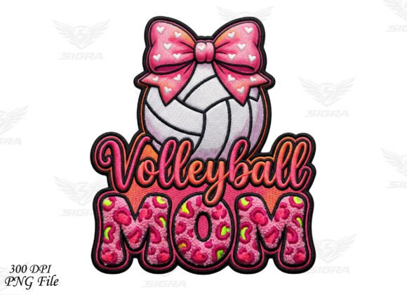 Coquette Volleyball Mom SVG, Game Day PNG: A Versatile Graphic Design Asset for Content Creators