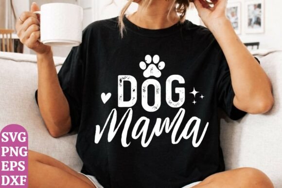 Dog Mama Png, Mom Svg – A Versatile Graphic for T-Shirt Designs and More