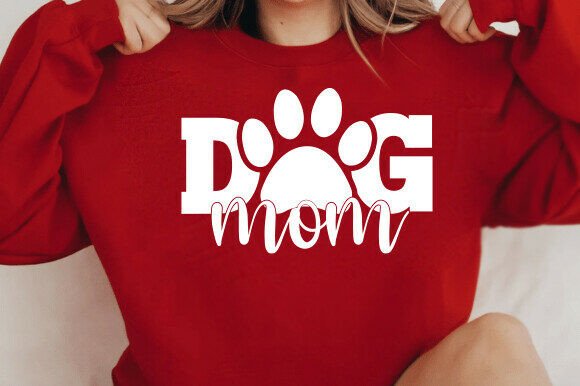 Dog Mom SVG – Cute Dog Mama Graphics for T-Shirt Designs