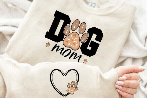 Dog Mom SVG Graphics for T-Shirt Designs and Content Publishing