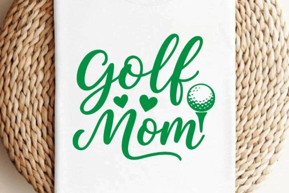 Golf Mom SVG T-shirt Design Sublimation: A Polished Graphic Asset for Content Creators
