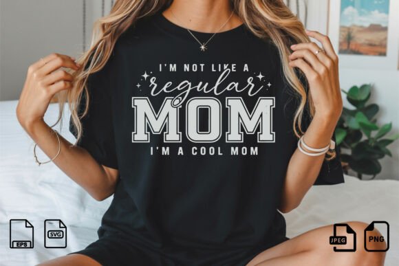I’m a Cool Mom SVG Design: A Bold Graphic for Local Business Branding
