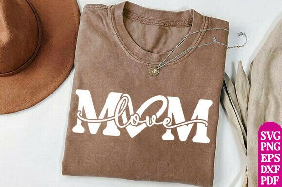 Love Mom SVG: A Heartfelt Graphic Design Asset for Local Business Branding