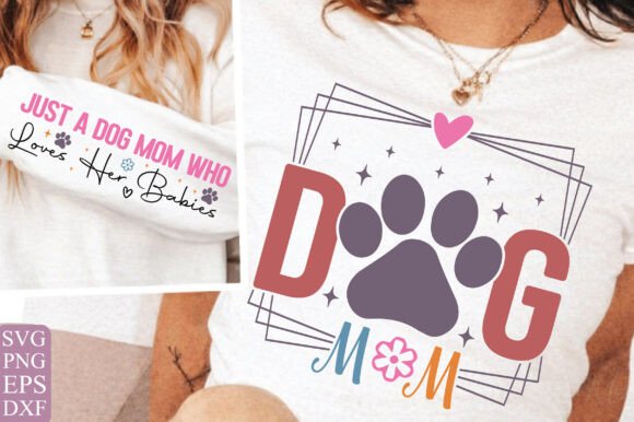 Premium Dog Mom SVG PNG for Local Business Branding and T-Shirt Designs