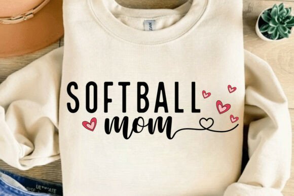 Softball Mom SVG Design: A Versatile Graphic for T-Shirt and Content Publishing