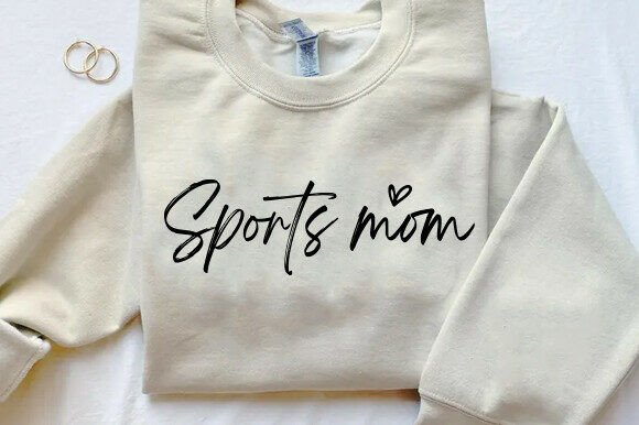 Sports Mom Svg: A Versatile Graphic Design Asset for T-Shirt Designs