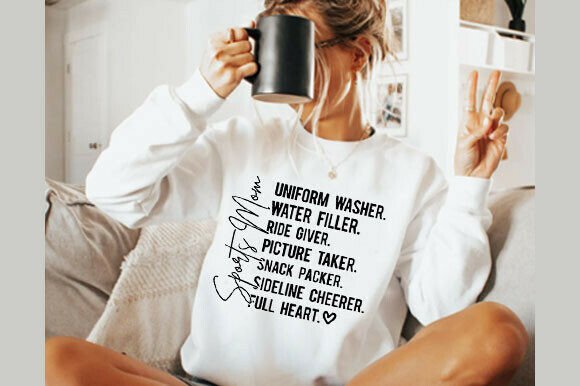 Uniform Washer Sports Mom SVG: A Versatile Graphic Design Asset for T-Shirt Designs