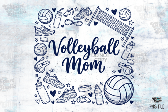 Volleyball Mom SVG PNG: A Bold, Playful Embroidery Design for Real Projects